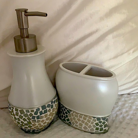 Bath Toothbrush Holder And Lotionsoap Dispenser Poshmark